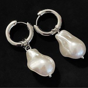 ✨Elegant Baroque Pearl Dangling Earrings Hypoallergenic